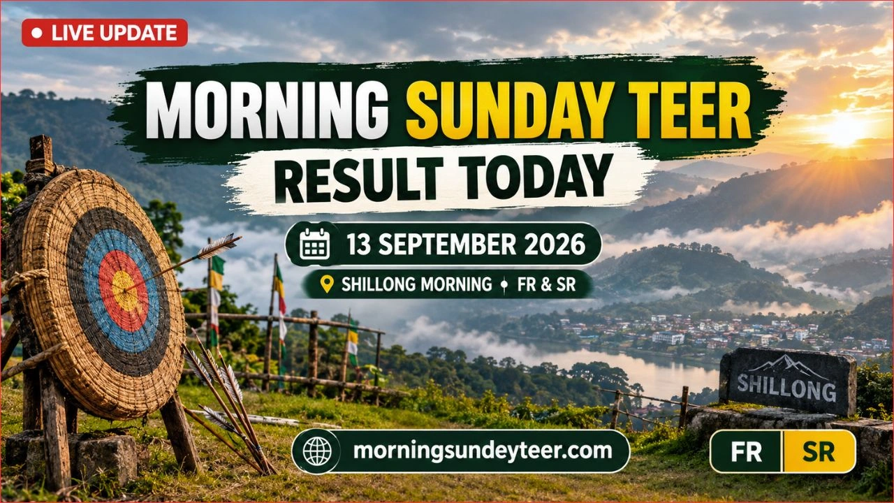 Morning Sunday Teer Result Today 13 September 2026 – Shillong Morning Check
